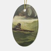 Piraten, wrak van het convenant door NC Wyeth Keramisch Ornament (Links)