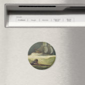  Piraten, wrak van het convenant door NC Wyeth Magneet (Insitu (Vaatwasser))