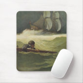  Piraten, wrak van het convenant door NC Wyeth Muismat (Met muis)