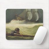  Piraten, wrak van het convenant door NC Wyeth Muismat (Met muis)