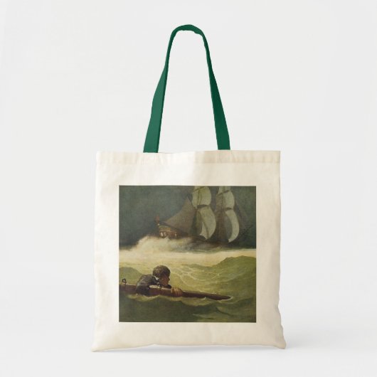  Piraten, wrak van het convenant door NC Wyeth Tote Bag (Voorkant)