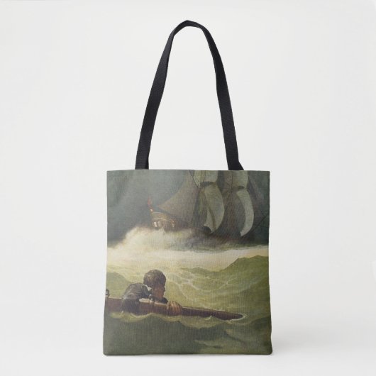 Piraten, wrak van het convenant door NC Wyeth Tote Bag (Voorkant)