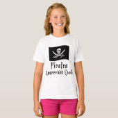 Piraten zijn cool! t-shirt (Voorkant volledig)