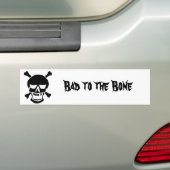 Piraten zijn Erg tot op het Bot Bumpersticker (Op auto)