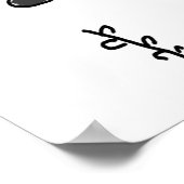 Piraten zijn tuinend met een Wooden been. Grappig Poster (Hoek)