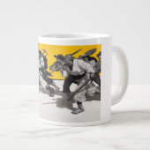 Piraten zoeken begraven schat. grote koffiekop (Voorkant rechts)