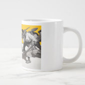 Piraten zoeken begraven schat. grote koffiekop (Rechts)