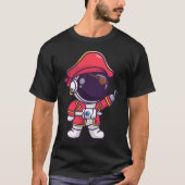 piratenastronaut t-shirt (Voorkant)