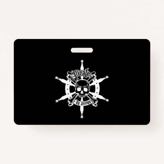 piratenbadge badge (Achterkant)