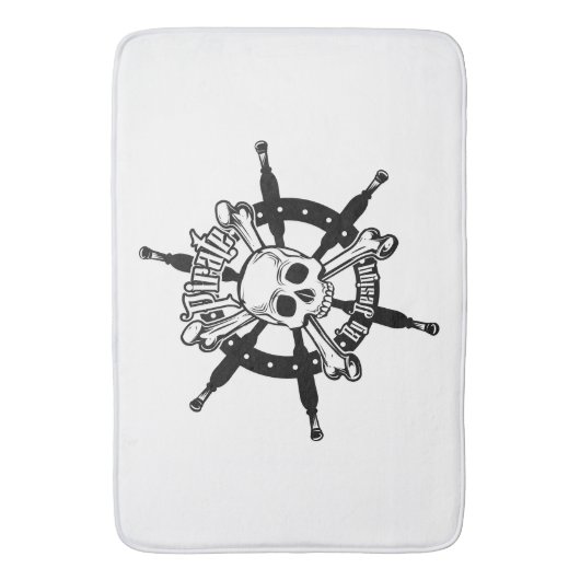 piratenbadmat badmat (Voorkant Verticaal)