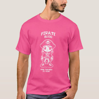 Piratenbloed stroomt door mijn aderen (#09) t-shirt