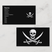 piratenboer-rackham visitekaartje (Voorkant / Achterkant)