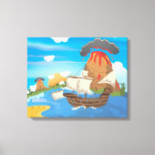 Piratenboot Canvas Afdruk (Voorkant)