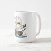 Piratenboot Koffiemok (Voorkant rechts)