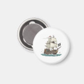 Piratenboot Magneet (Voorkant / Achterkant)