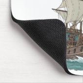 Piratenboot Muismat (Hoek)