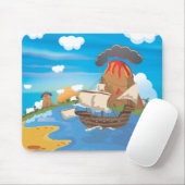 Piratenboot Muismat (Met muis)