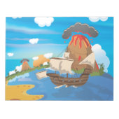 Piratenboot Notitieblok (Voorkant)