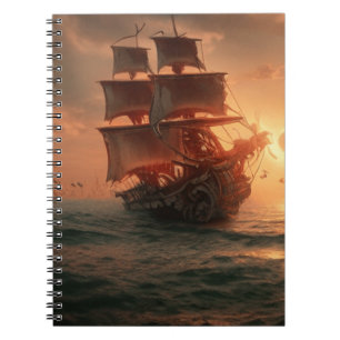 Piratenboot Notitieboek