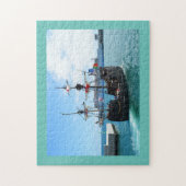 Piratenboot op Madeira Legpuzzel (Verticaal)