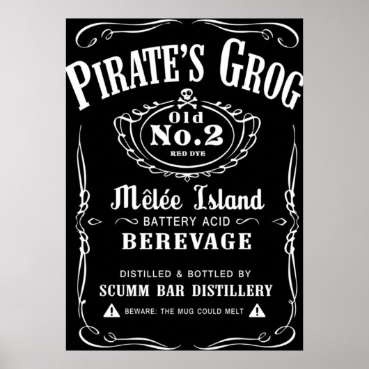 Piratenbrij Poster (Voorkant)