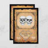 piratenbruiloft kaart (Voorkant / Achterkant)