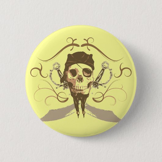  piratenButton Ronde Button 5,7 Cm (Voorkant)