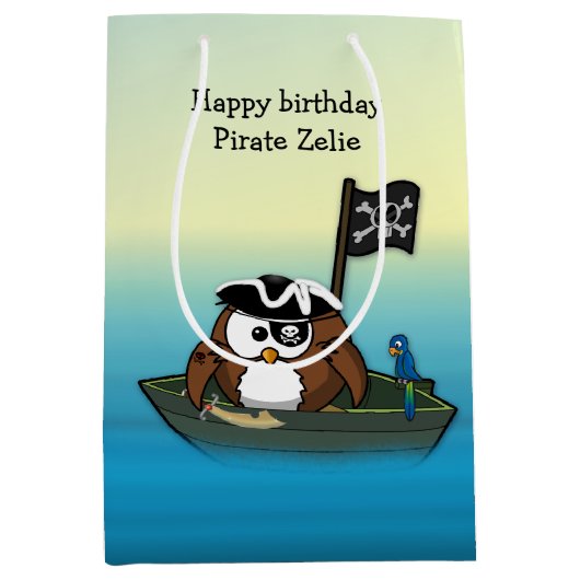 piratencadeau medium cadeauzakje (Voorkant)