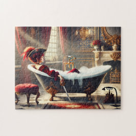 Piratendame bad Victorian scheeps- en zeevaartthem Legpuzzel