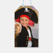 Piratendead vlag feestje verjaardagsfeestje favor cadeaulabel (Achterkant)