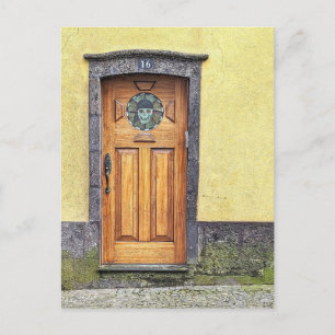 piratendeur feestdagenkaart