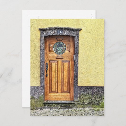 piratendeur feestdagenkaart (Voorkant / Achterkant)