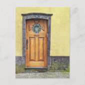 piratendeur feestdagenkaart (Voorkant)