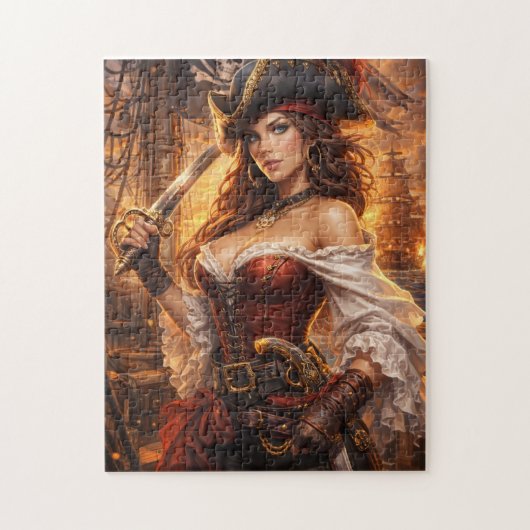 Piratendochter van de Rode Zee Legpuzzel (Verticaal)