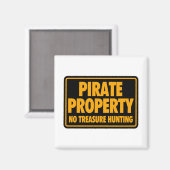 pirateneigendom magneet (Voorkant / Achterkant)
