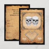 piratenfeest kaart (Voorkant / Achterkant)