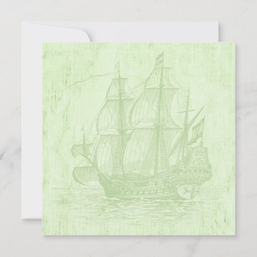 Piratenfeest Uitnodiging (Achterkant)