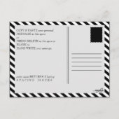 piratenfeest uitnodiging briefkaart (Achterkant)