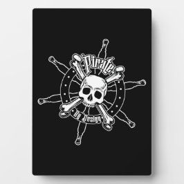 Piratenfotoplaquette Fotoplaat