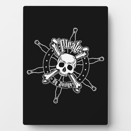 Piratenfotoplaquette Fotoplaat (voorkant)