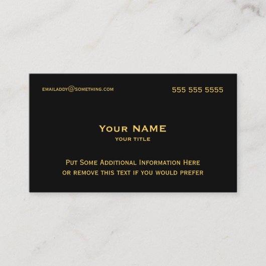 piratengoud visitekaartje (Voorkant)