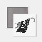 piratenhaak magneet (Voorkant / Achterkant)