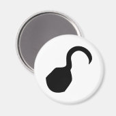 piratenhaak magneet (Voorkant / Achterkant)