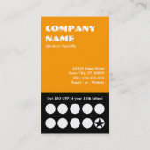 piratenkaart voor tattoo klantenkaartje (Achterkant)