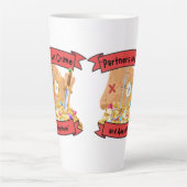 piratenkaartcitaat latte mok (Voorkant)