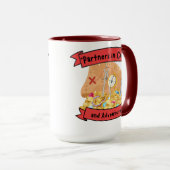 piratenkaartcitaat mok (Voorkant rechts)