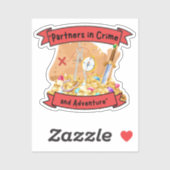 piratenkaartcitaat sticker (Vel)