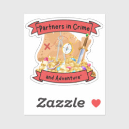 piratenkaartcitaat sticker