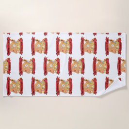 piratenkaartcitaat strandlaken