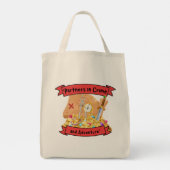 piratenkaartcitaat tote bag (Achterkant)